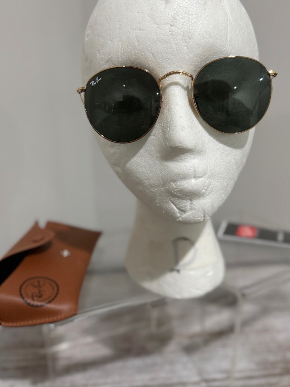 NEW 100% AUTHENTIC RAY BAN 001 53 21 145 3N UNISEX SUNGLASSES ARISTA GOLD